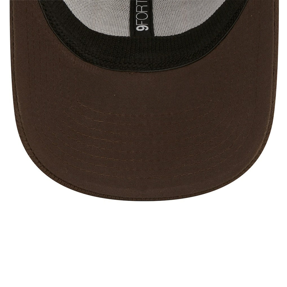 Cleveland Browns New Era Framed AF 9FORTY Snapback Hat - Brown cheap