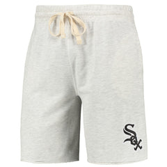 Chicago White Sox Concepts Sport Mainstream Terry Tri-Blend Shorts Oatmeal