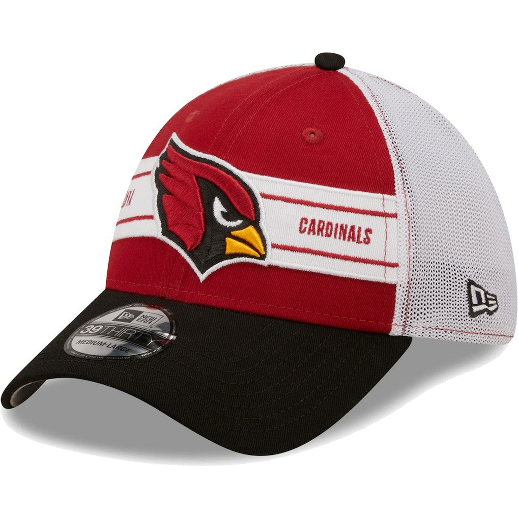 Arizona Cardinals New Era Team Banded 39THIRTY Flex Hat - Cardinal/Black for sale