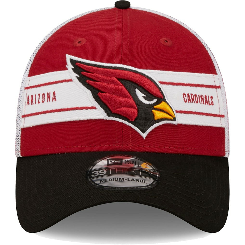 Arizona Cardinals New Era Team Banded 39THIRTY Flex Hat - Cardinal/Black for sale