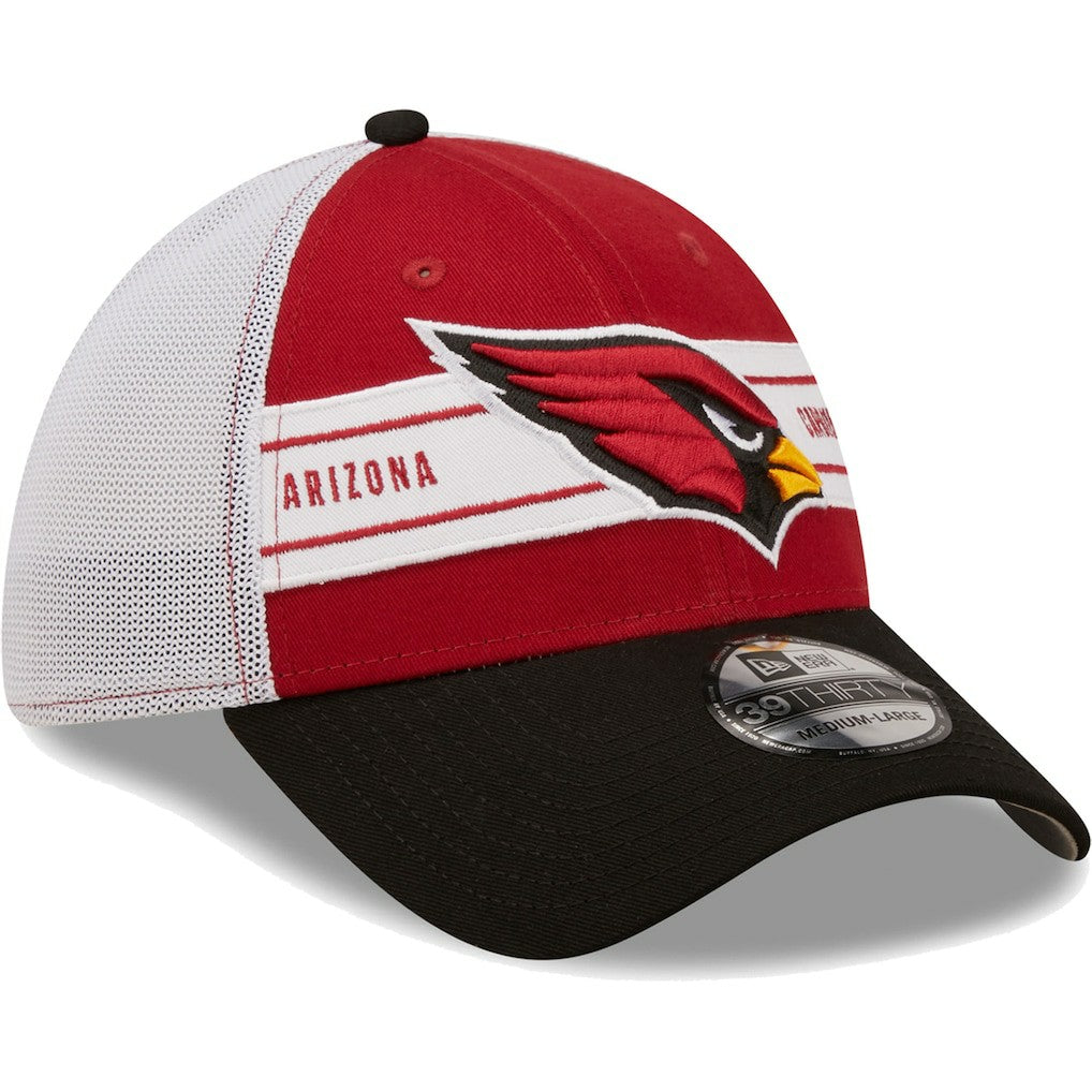 Arizona Cardinals New Era Team Banded 39THIRTY Flex Hat - Cardinal/Black for sale