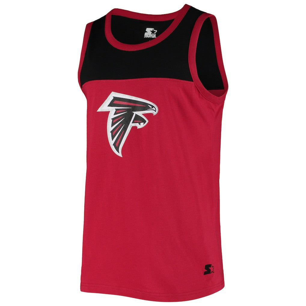 Atlanta Falcons Starter Team Touchdown Fashion Tank Top - Red/Black on sale