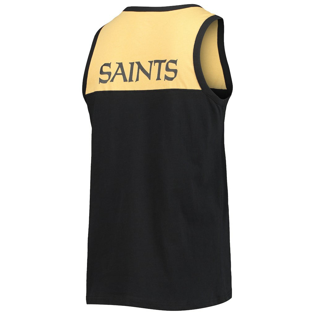 New Orleans Saints Starter Team Touchdown Fashion Tank Top - Black/Gold sale