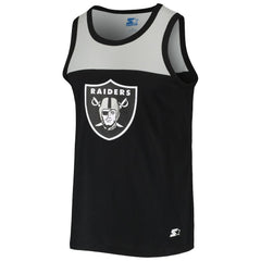 Las Vegas Raiders Starter Team Touchdown Fashion Tank Top - Black/Silver cheap