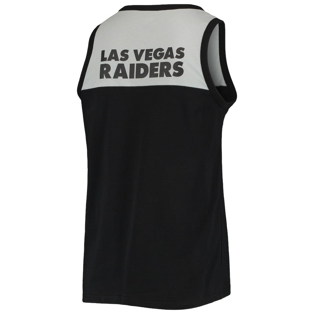 Las Vegas Raiders Starter Team Touchdown Fashion Tank Top - Black/Silver cheap