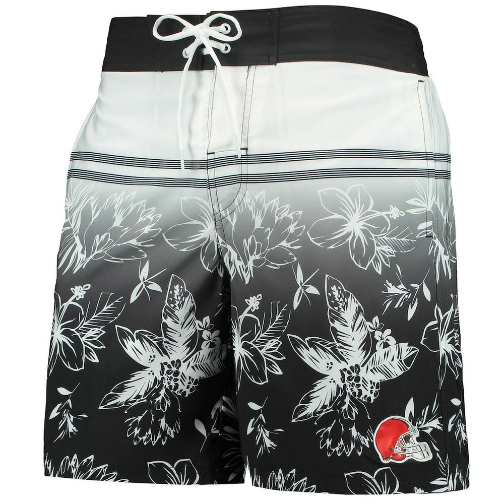Cleveland Browns G-III Sports by Carl Banks Island Volley Swim Shorts - Black outlet