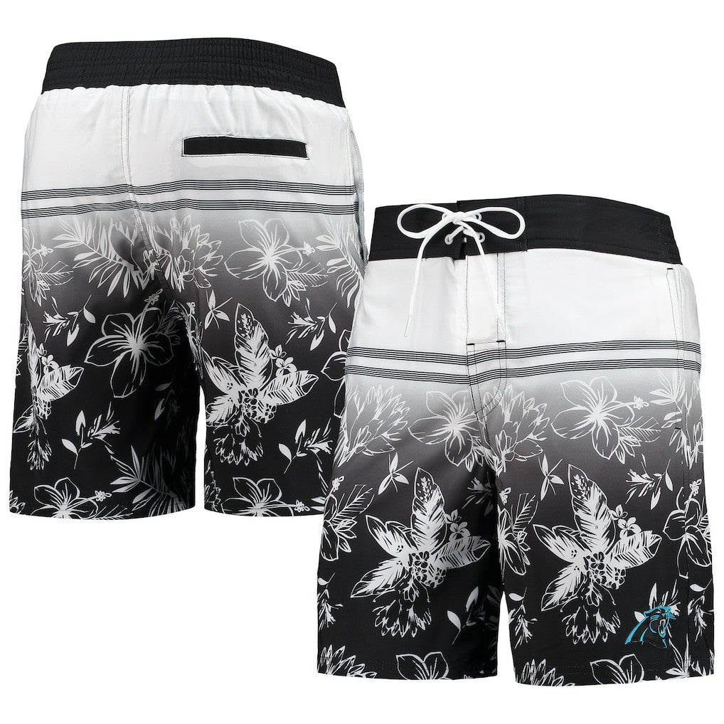 Carolina Panthers G-III Sports by Carl Banks Island Volley Swim Shorts - Black sale