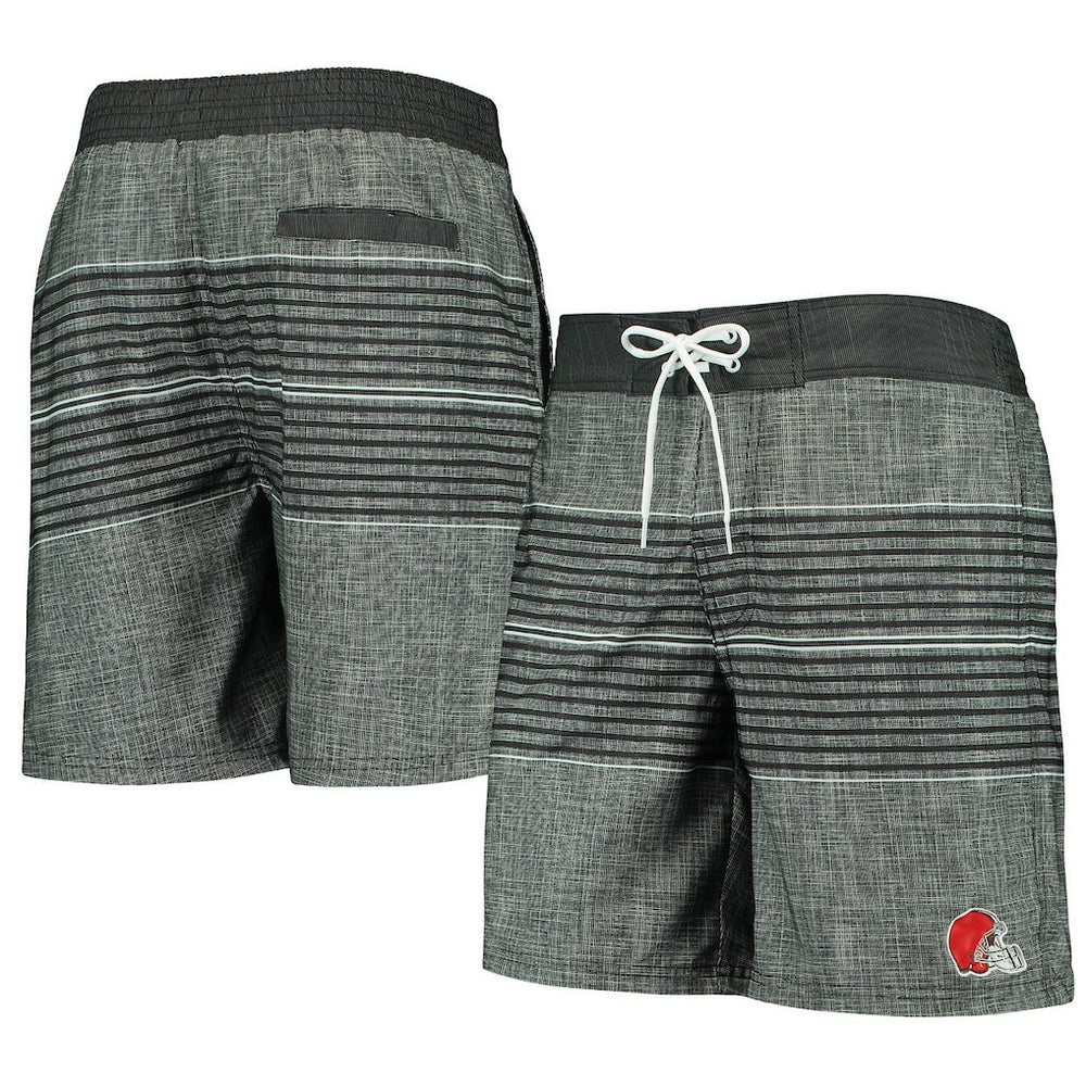 Cleveland Browns G-III Sports by Carl Banks Horizon Swim Shorts - Black on sale