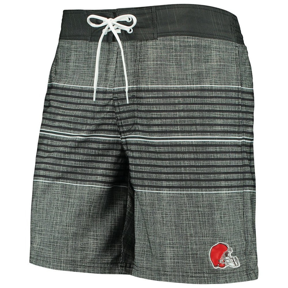 Cleveland Browns G-III Sports by Carl Banks Horizon Swim Shorts - Black on sale