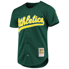 Mark McGwire Athletics 1997 Cooperstown Collection Authentic Jersey Green