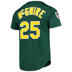 Mark McGwire Athletics 1997 Cooperstown Collection Authentic Jersey Green