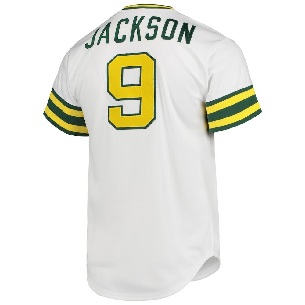 Reggie Jackson Athletics 1972 Cooperstown Collection Authentic Jersey White