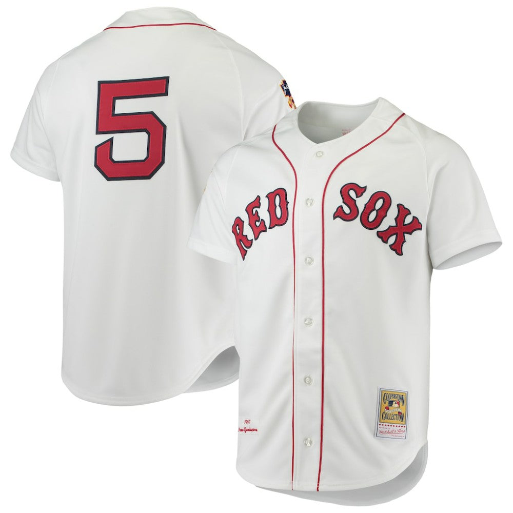 Nomar Garciaparra Boston Red Sox 1997 Cooperstown Collection Authentic Jersey White