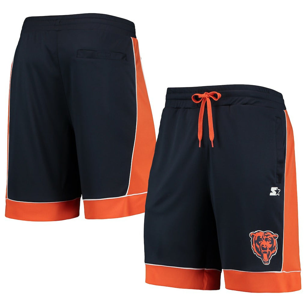 Chicago Bears Starter Fan Favorite Fashion Shorts - Navy/Orange cheap