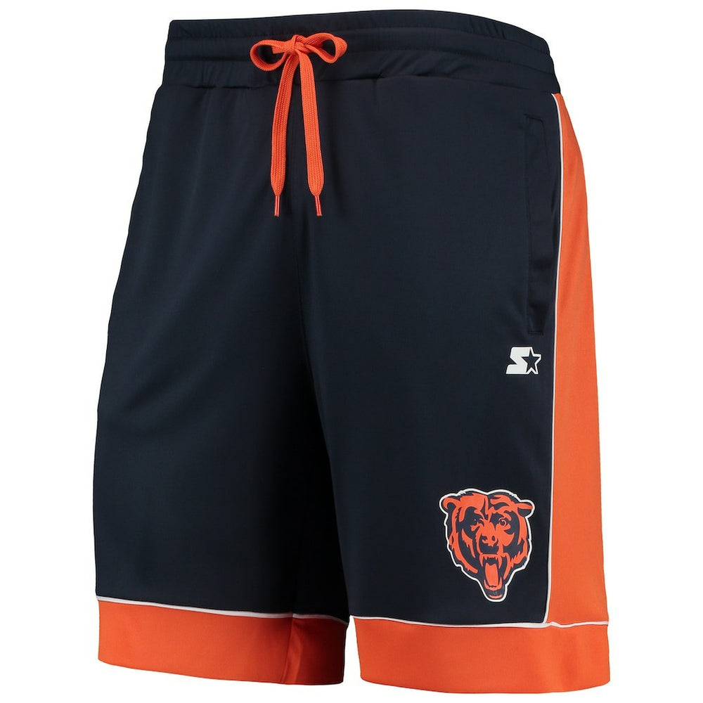 Chicago Bears Starter Fan Favorite Fashion Shorts - Navy/Orange cheap