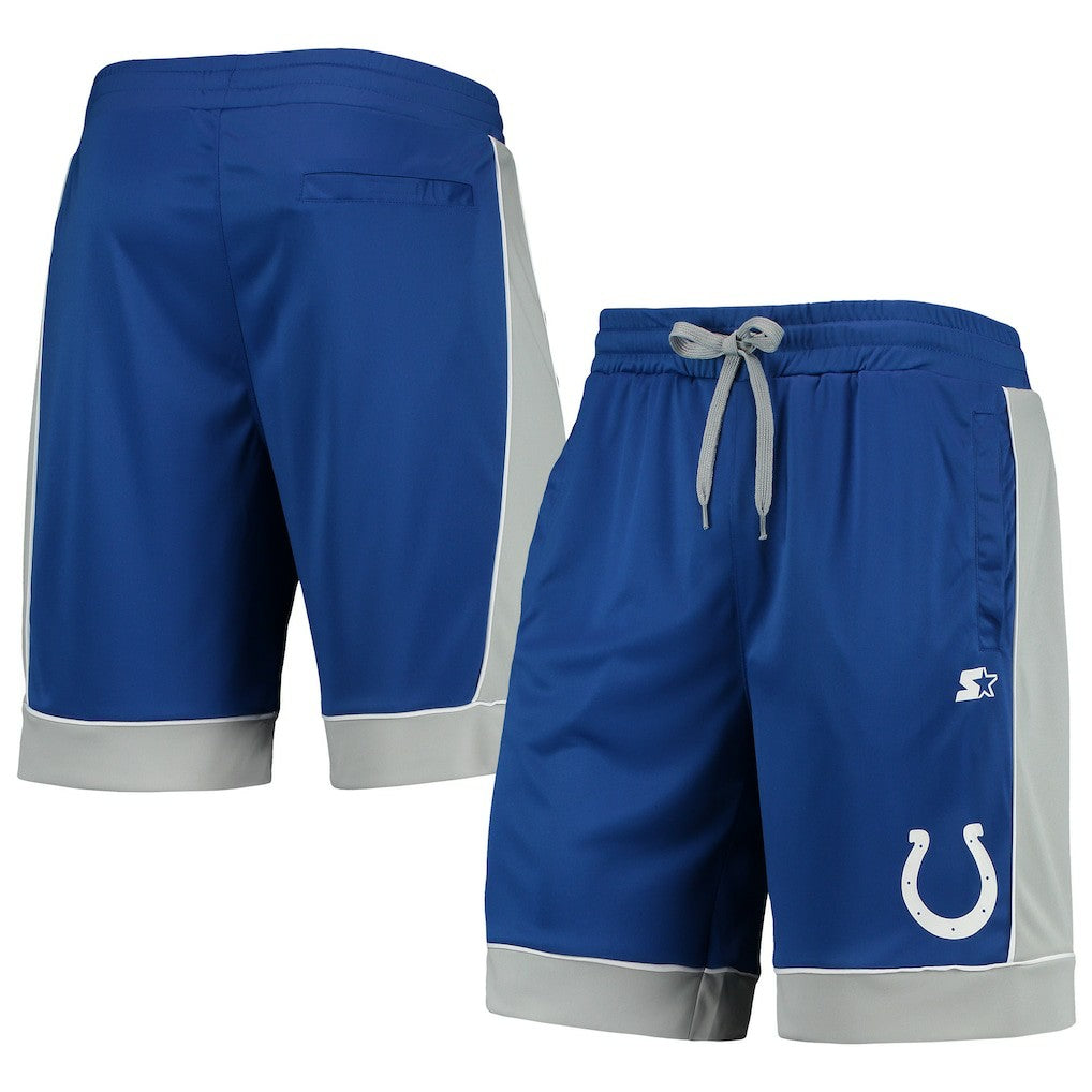 Indianapolis Colts Starter Fan Favorite Fashion Shorts - Royal/Gray sale