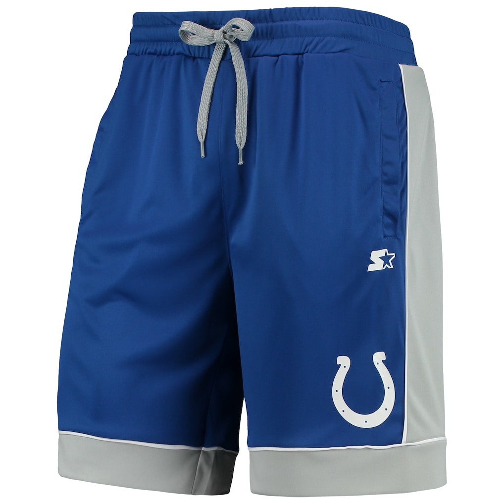 Indianapolis Colts Starter Fan Favorite Fashion Shorts - Royal/Gray sale
