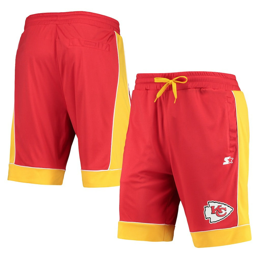 Kansas City Chiefs Starter Fan Favorite Fashion Shorts - Red/Gold online