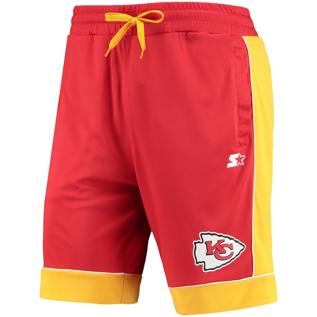 Kansas City Chiefs Starter Fan Favorite Fashion Shorts - Red/Gold online