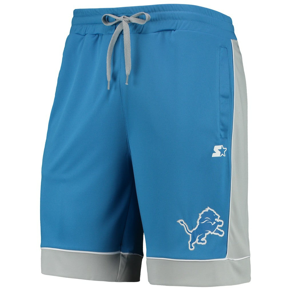 Detroit Lions Starter Fan Favorite Fashion Shorts - Blue/Gray on sale