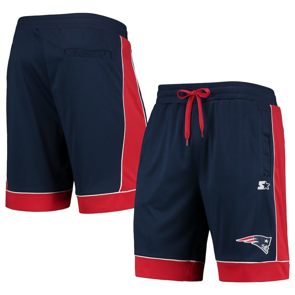 New England Patriots Starter Fan Favorite Fashion Shorts - Navy/Red outlet