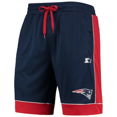 New England Patriots Starter Fan Favorite Fashion Shorts - Navy/Red outlet