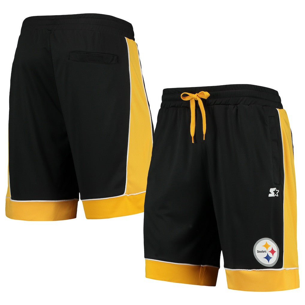 Pittsburgh Steelers Starter Fan Favorite Fashion Shorts - Black/Gold online