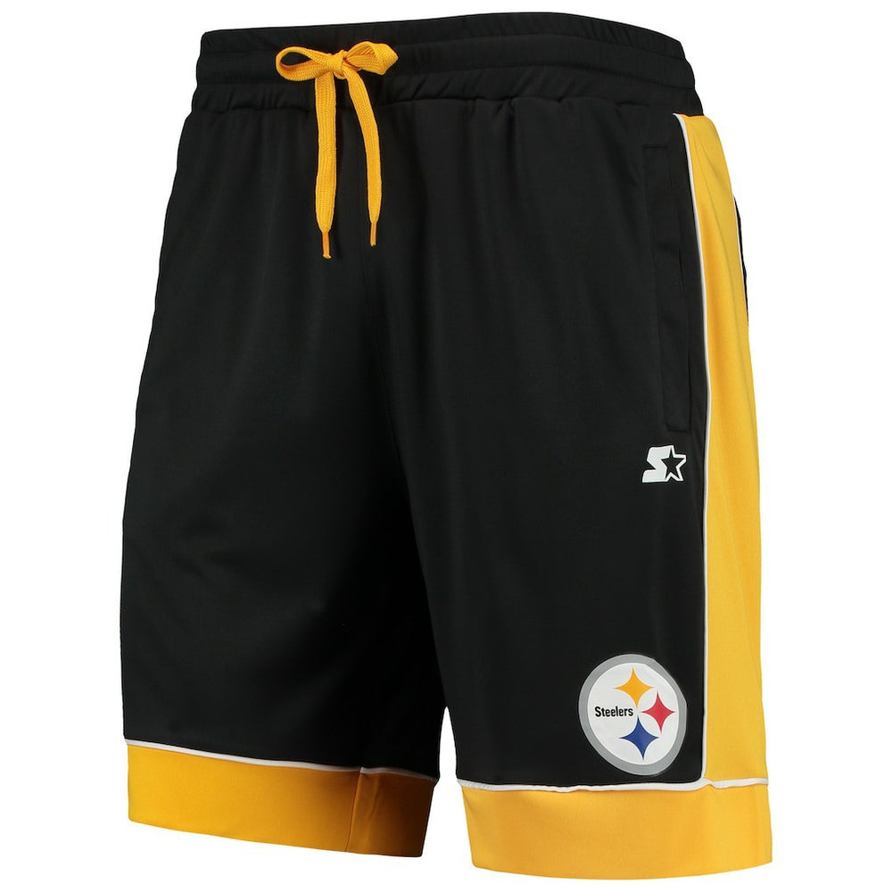 Pittsburgh Steelers Starter Fan Favorite Fashion Shorts - Black/Gold online