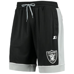 Las Vegas Raiders Starter Fan Favorite Fashion Shorts - Black/Silver cheap