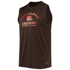 Cleveland Browns MSX by Michael Strahan Rebound Tank Top - Brown online