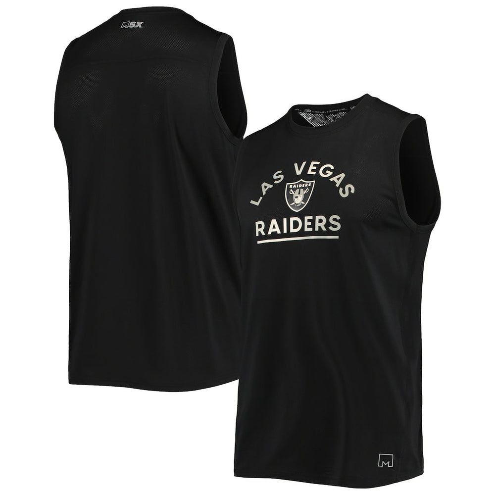 Las Vegas Raiders MSX by Michael Strahan Rebound Tank Top - Black discount