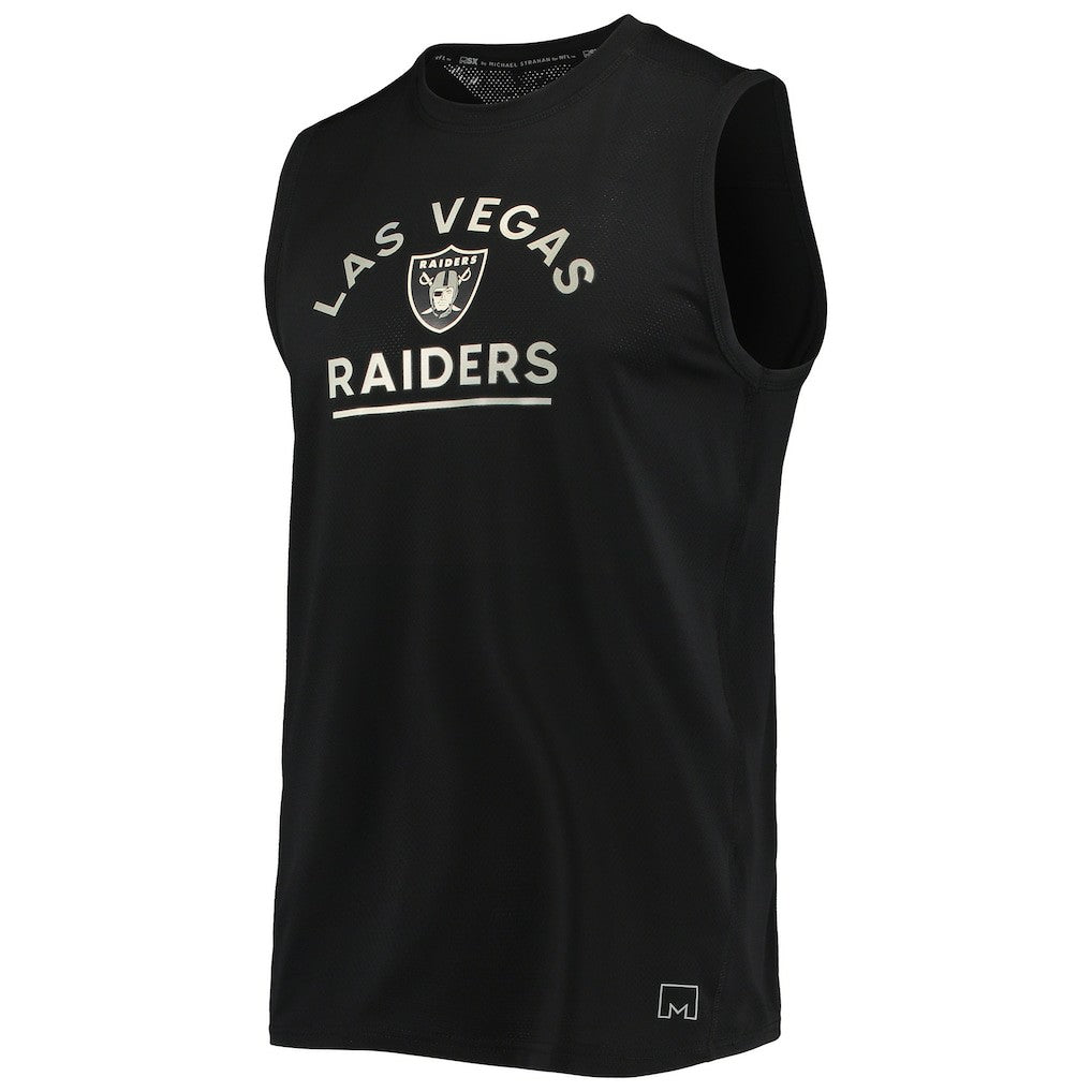 Las Vegas Raiders MSX by Michael Strahan Rebound Tank Top - Black discount