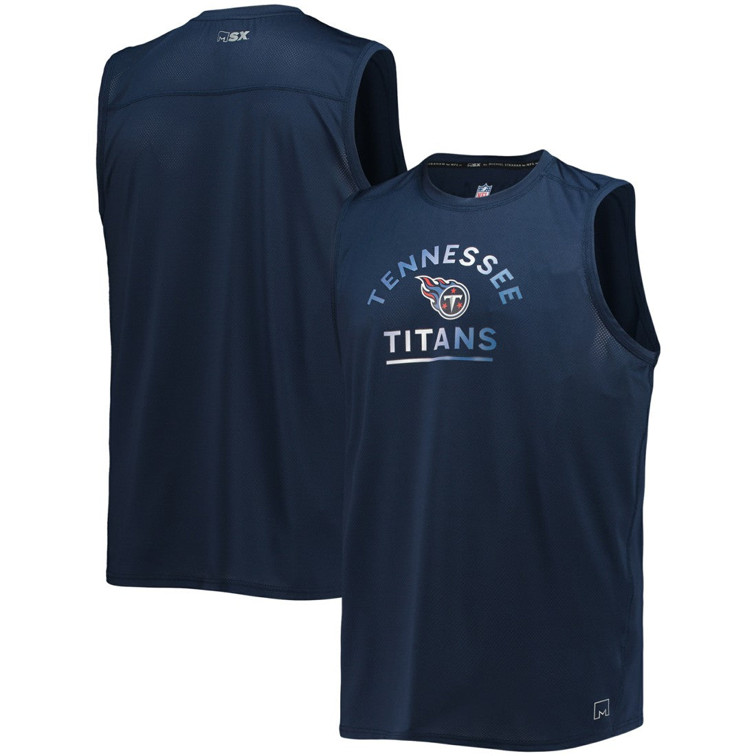 Tennessee Titans MSX by Michael Strahan Rebound Tank Top - Navy sale