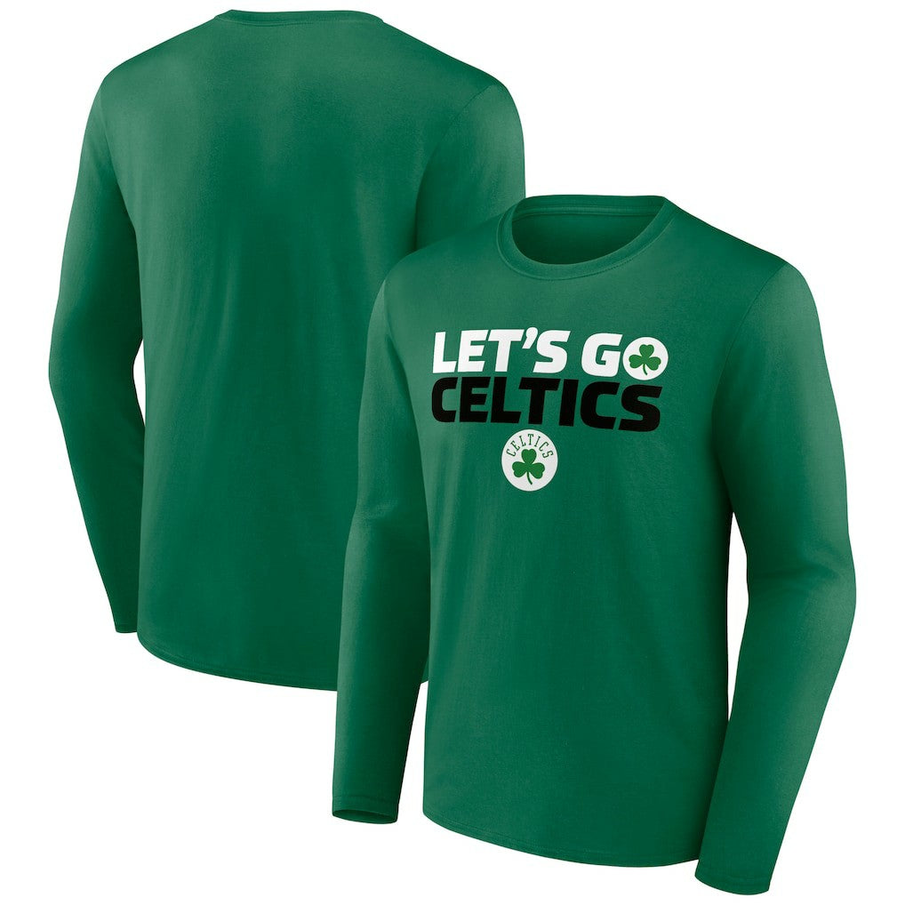 Boston Celtics Tip-Off Long Sleeve T-Shirt - Kelly Green sale