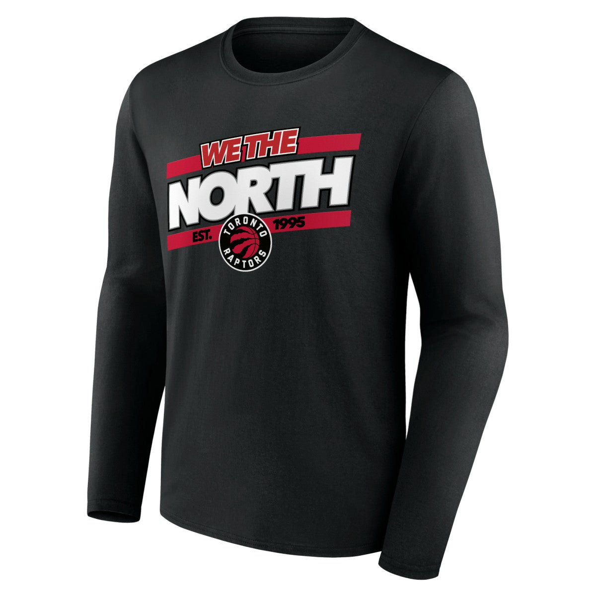 Toronto Raptors Tip-Off Long Sleeve T-Shirt - Black discount