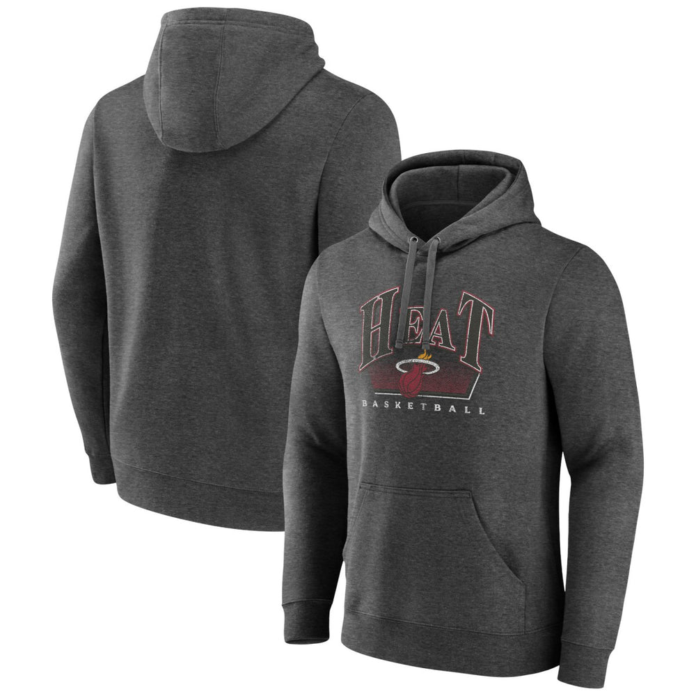 Miami Heat Selection Pullover Hoodie - Charcoal on sale