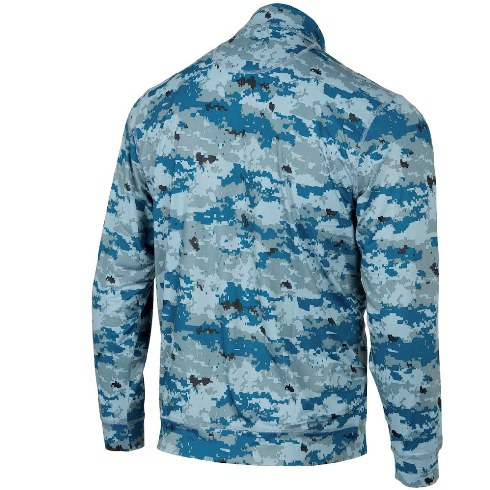 Toronto Blue Jays Digital Camo Performance Quarter-Zip Pullover Jacket Royal