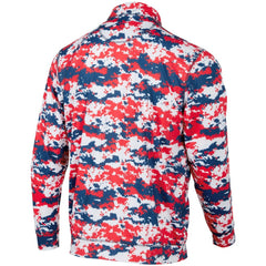 Minnesota Twins Digital Camo Performance Quarter-Zip Pullover Jacket Red