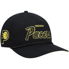 Indiana Pacers '47 Crosstown Script Hitch Snapback Hat - Black on sale