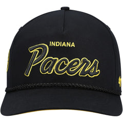 Indiana Pacers '47 Crosstown Script Hitch Snapback Hat - Black on sale