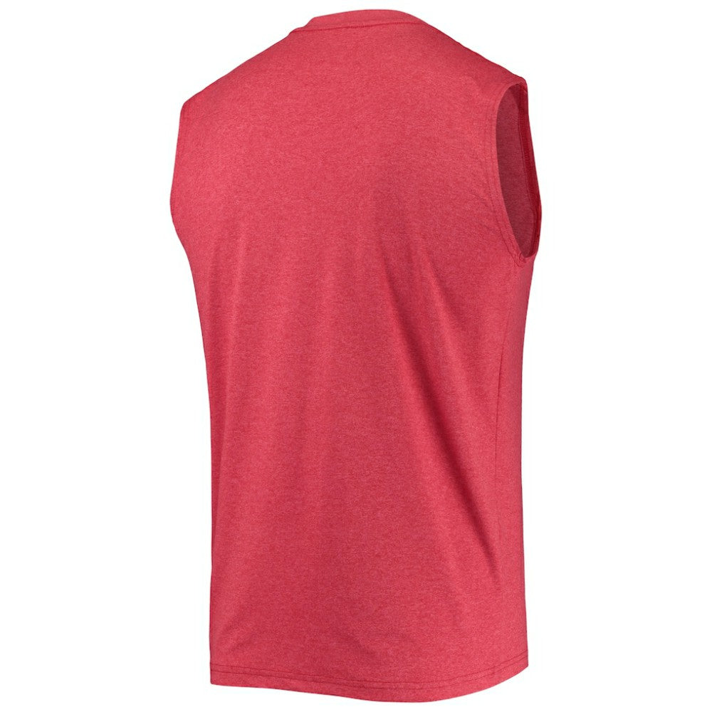 Boston Red Sox Muscle Tank Top Heathered Red
