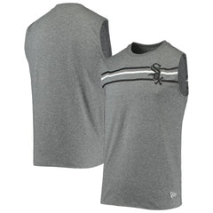 Chicago White Sox Muscle Tank Top Heathered Gray