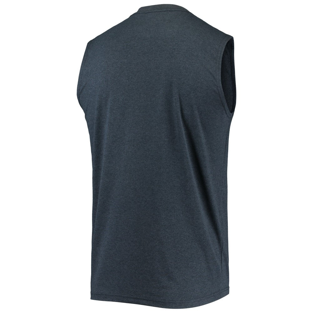 Milwaukee Brewers Muscle Tank Top Heathered Navy