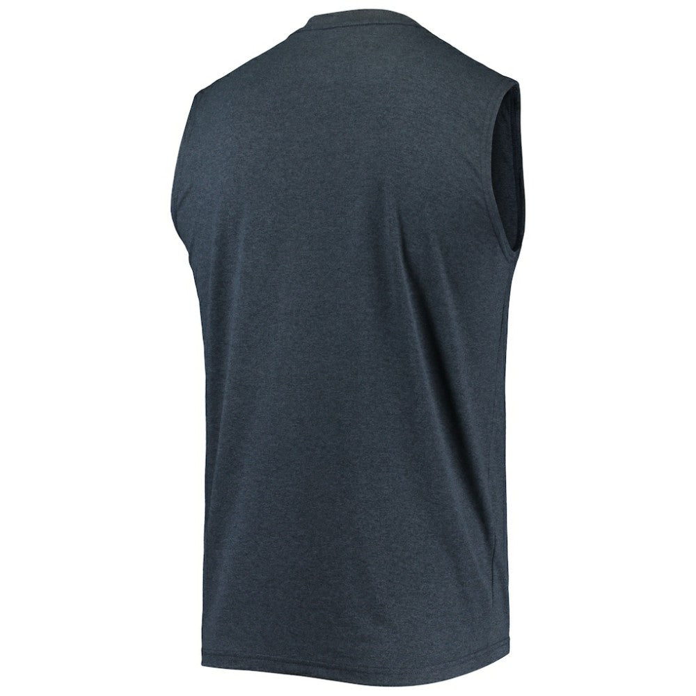 St. Louis Cardinals Muscle Tank Top Heathered Navy