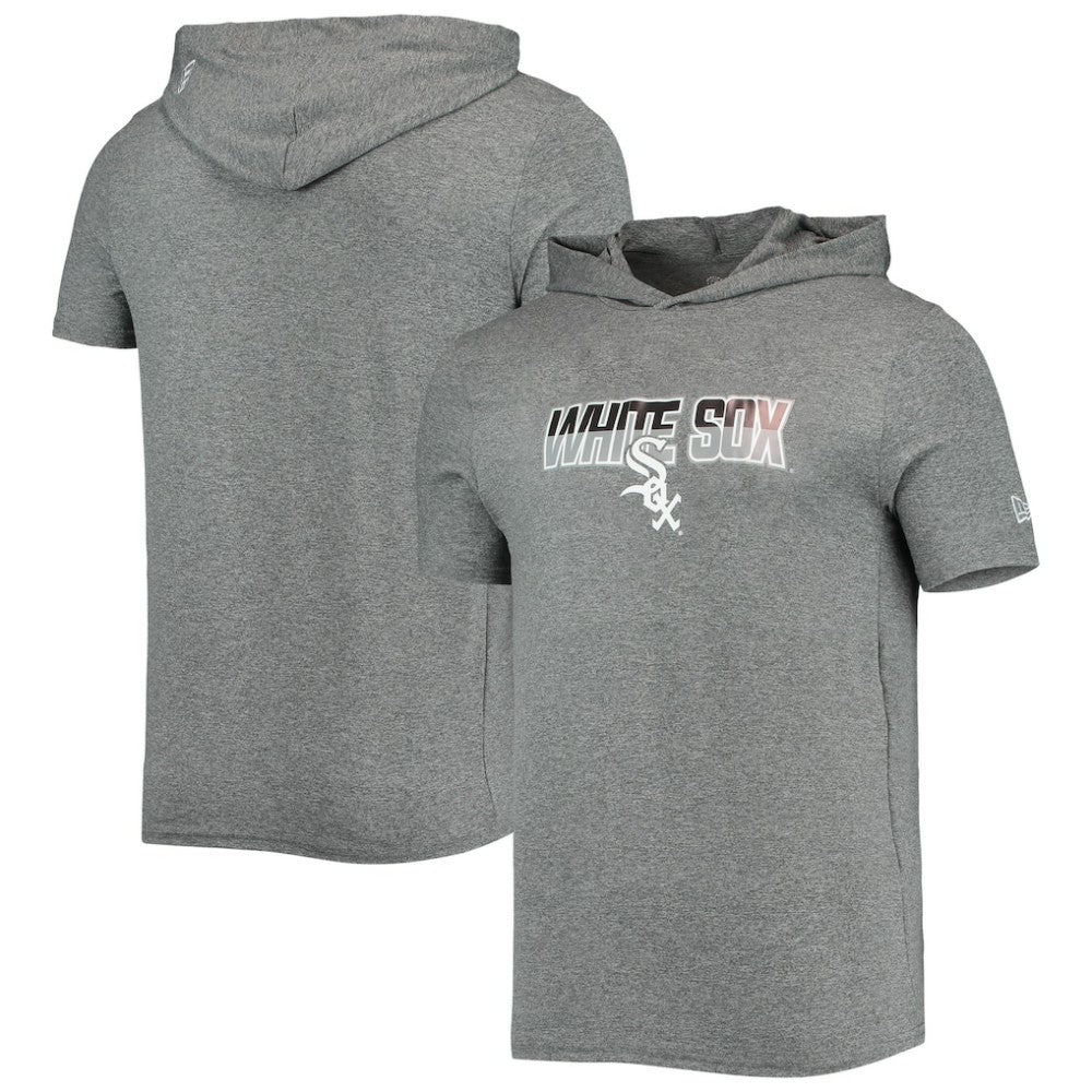 Chicago White Sox Hoodie T-Shirt Heathered Gray