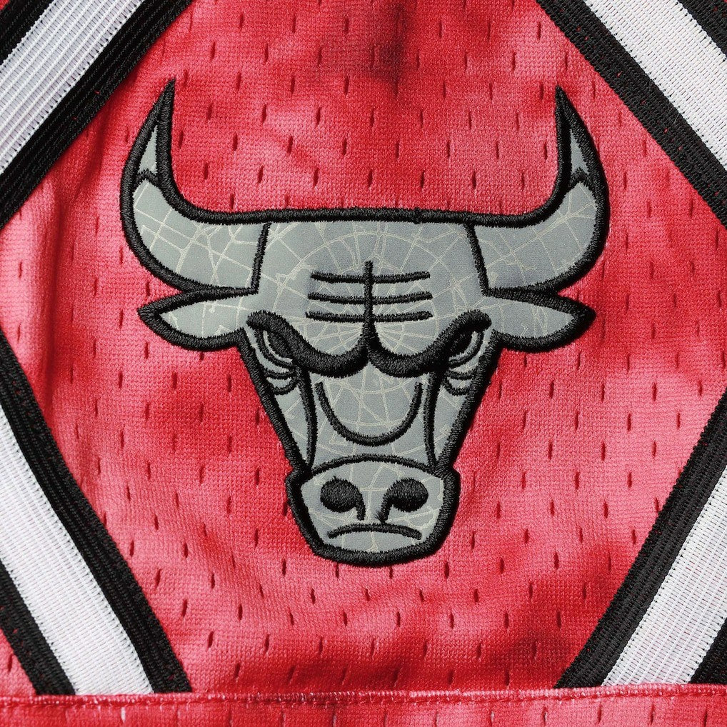 Chicago Bulls Hardwood Classics 1997 Galaxy Swingman Shorts - Red outlet