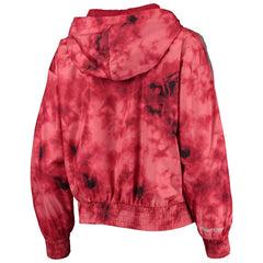 Chicago Bulls Women's Galaxy Sublimated Windbreaker Pullover Full-Zip Hoodie sale - Red online
