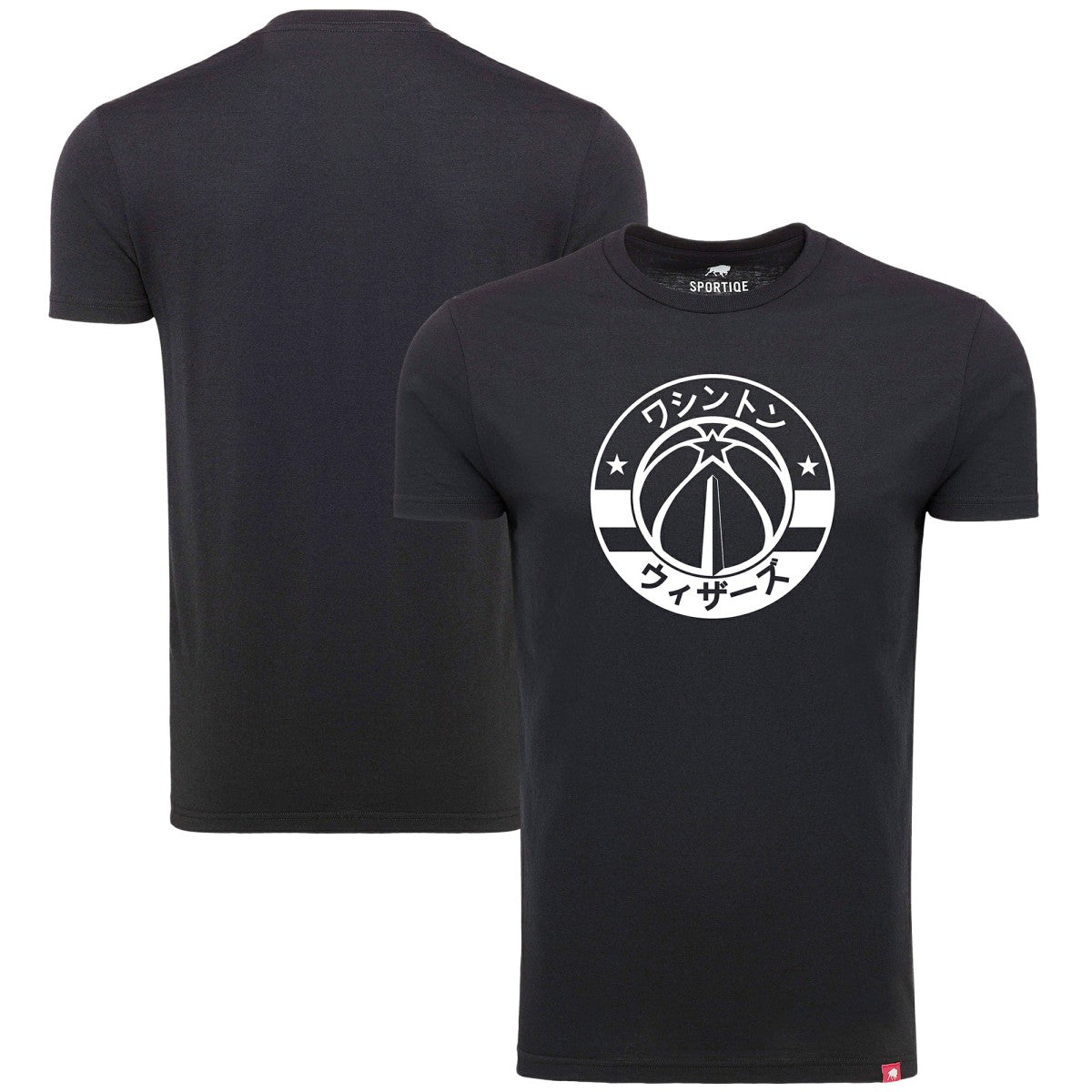 Washington Wizards Sportiqe Japanese Language Comfy Tri-Blend T-Shirt - Black online