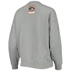 Chicago White Sox Women's Cooperstown Collection Logo Lightweight Pullover Sweatshirt Heathered Gray