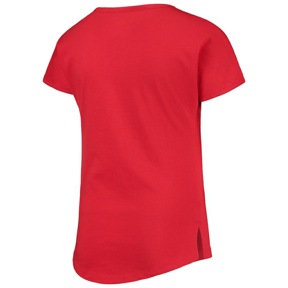 Washington Nationals Girls Youth Dream Scoop-Neck T-Shirt Red